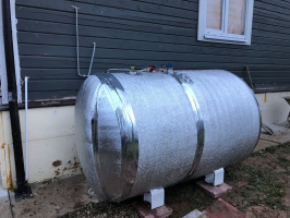 Автономная газификация в Раменском на базе газгольдера 800 л