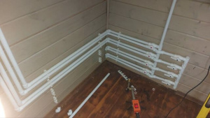 Монтаж газгольдера, котла Baxi и отопления в Раменском